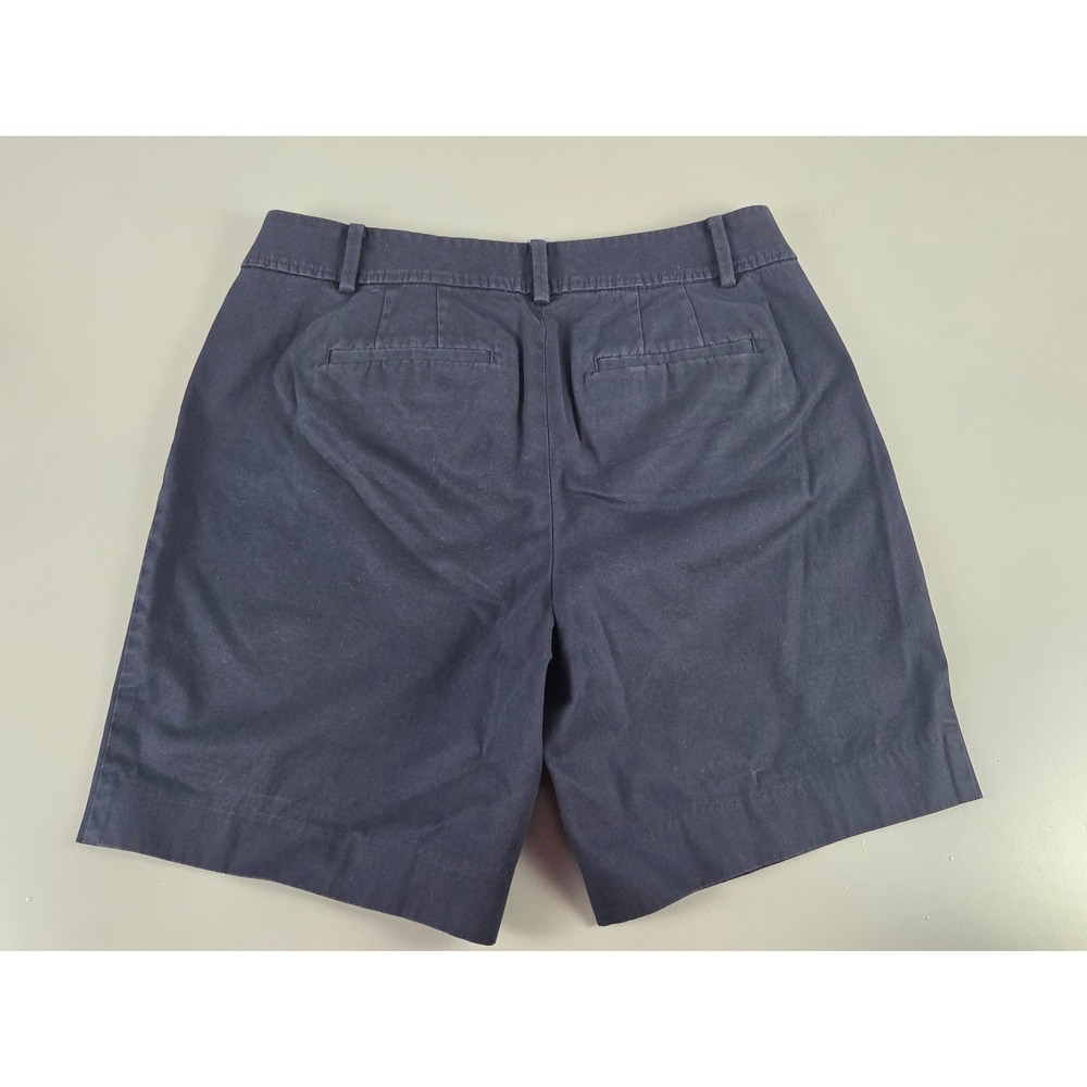 Talbots Womens 8P "Perfect Short" Navy 7" Inseam - Picture 2 of 6